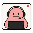 In a meeting custom Slack emoji