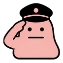 Salute custom Slack emoji
