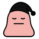Asleep custom Slack emoji